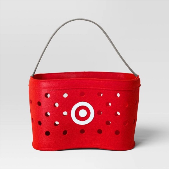 8-Inch Plush Target Basket Halloween Trick-or-Treat Pail - Hyde & EEK! Boutique - Picture 1 of 5